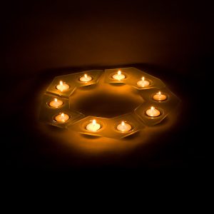 Plank Plink Plank Candle Holder