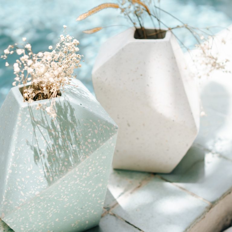 gemstone vase